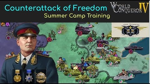 WC4 World Conqueror 4 Summer Camp: Counterattack of Freedom, Modern War Normal.