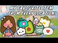 FAVOURITE ITEM FROM EVERY TOCA LOCATION! 😍💗 TOCABOCA 🌎