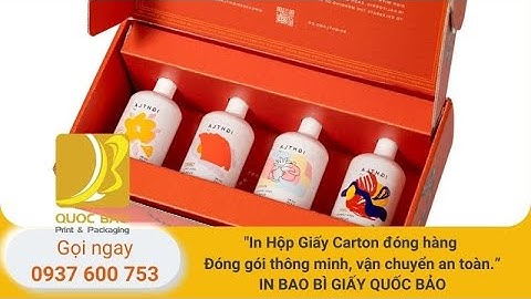 Sự  tinh tế và sáng tạo: Hộp giấy Carton từ In Bao Bì Quốc Bảo