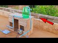 How to make diy water tanker mini home  science project  motor pump maketoys