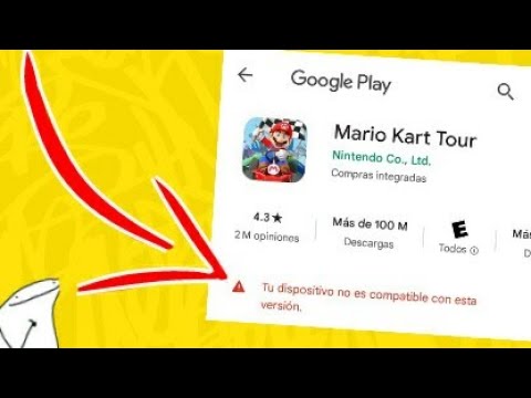 Mario Kart Tour tu dispositivo no es compatible con esta versión