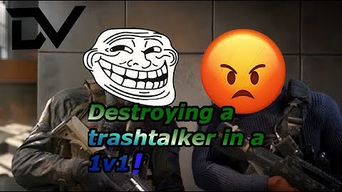 1v1ing a Trashtalker in COD MW!