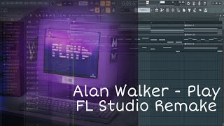 Alan Walker, K-391, Martin Tungevaag - Play [FL Studio Remake] Free FLP