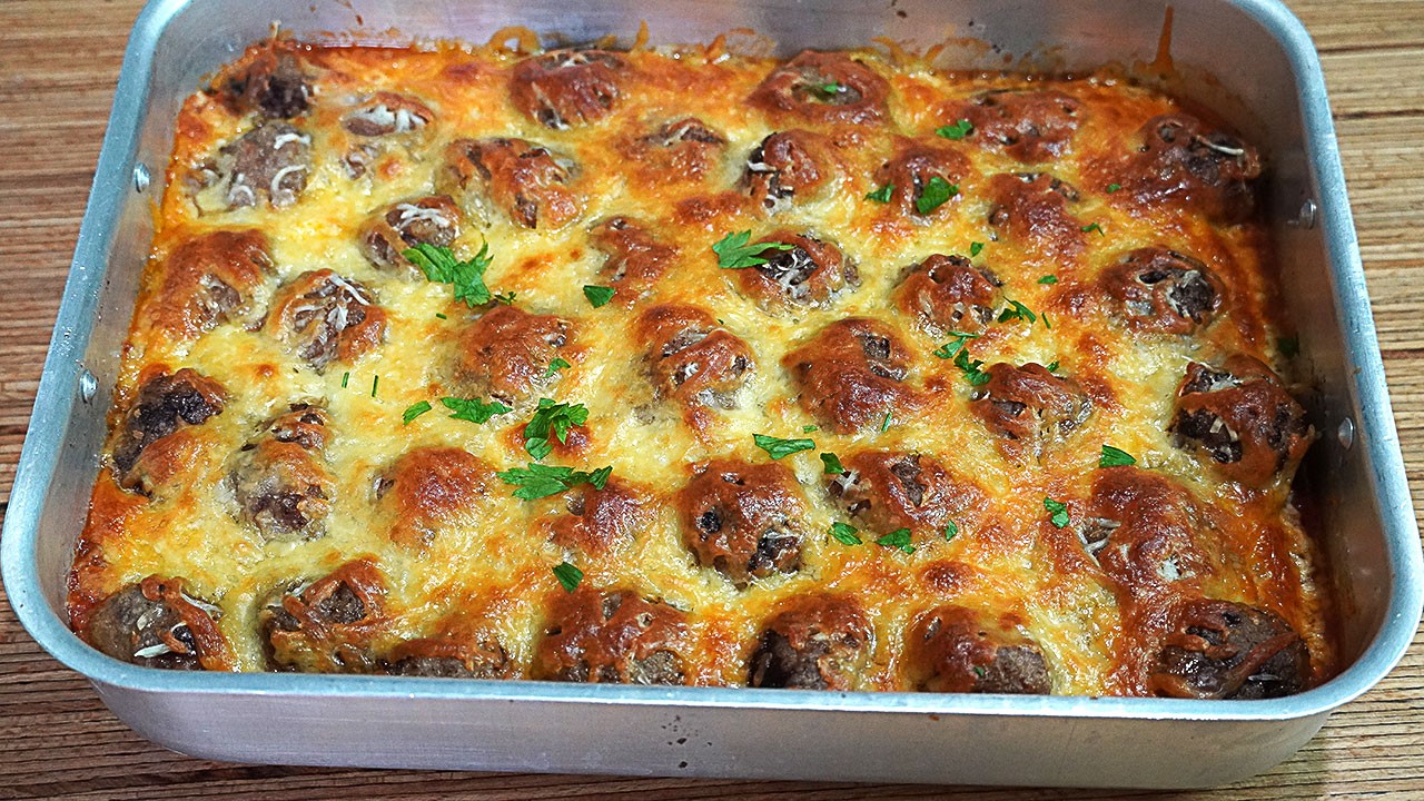 ALBÓNDIGAS GRATINADAS DELICIOSAS! TIERNAS Y JUGOSAS