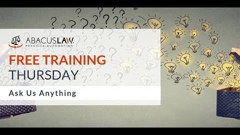 AbacusLaw Ask Us Anything