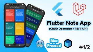 Famous Flutter bloc pattern with rest api | CRUD Note App with Laravel + Bloc and Freezed best practice Profile