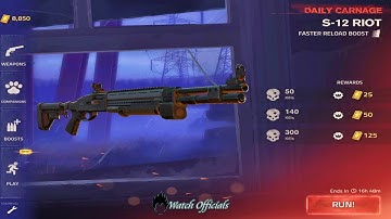 Into The Dead 2 Unleashed | DAILY CARNAGE S-12 RIOT | 4K iPad Game | Watch Officials |