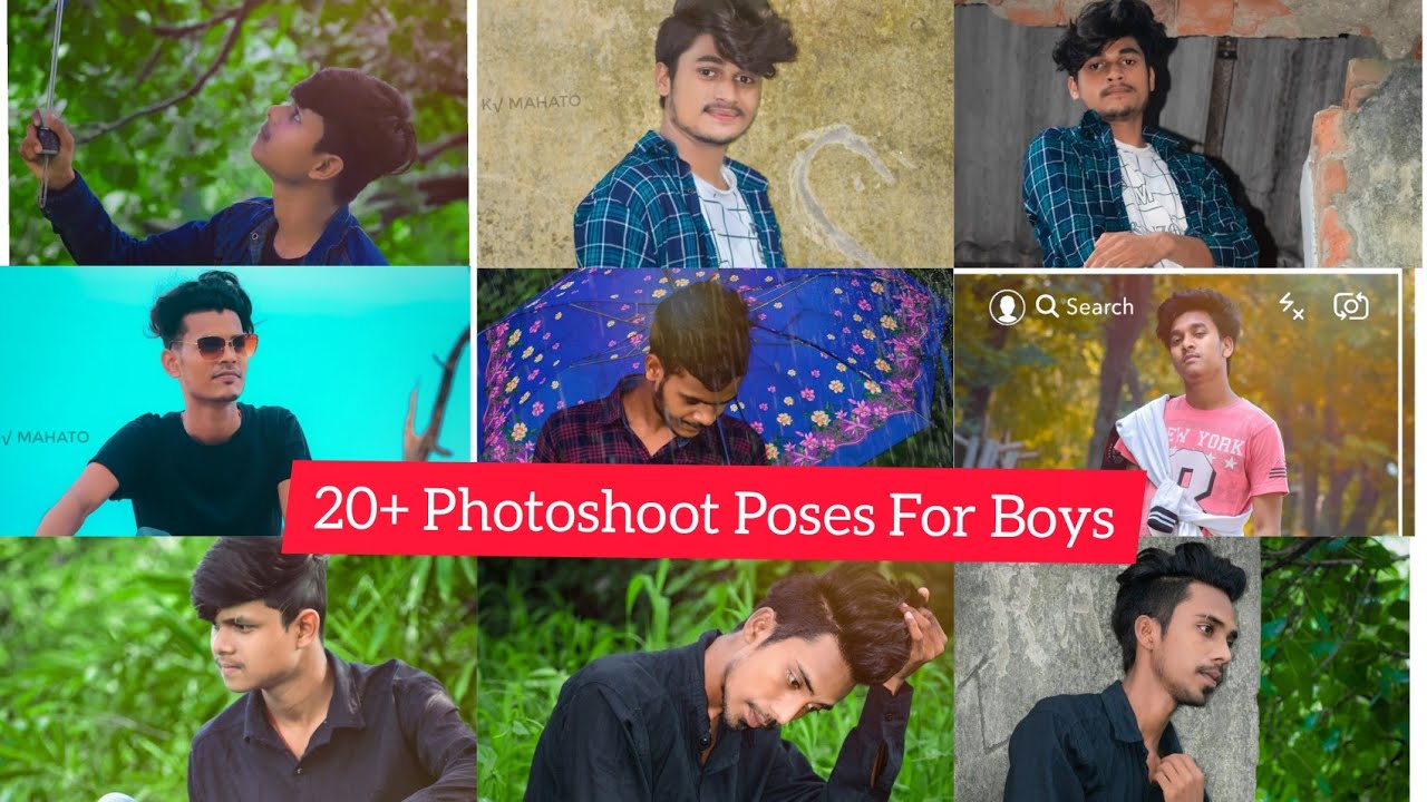 Instagram Viral Poses For Boys 🔥 || Photoshoot Poses For Boys 2020 || KV Editz ||