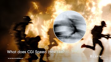 Shutter speed for dynamic CGI camera motion.