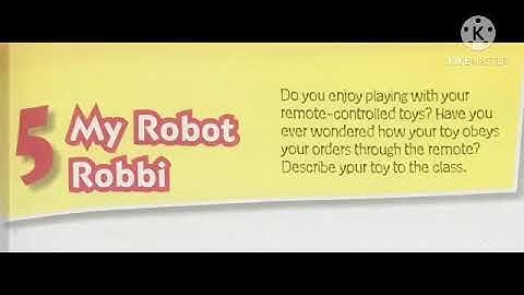 My Robot Robbi with question and answers | Lesson-5