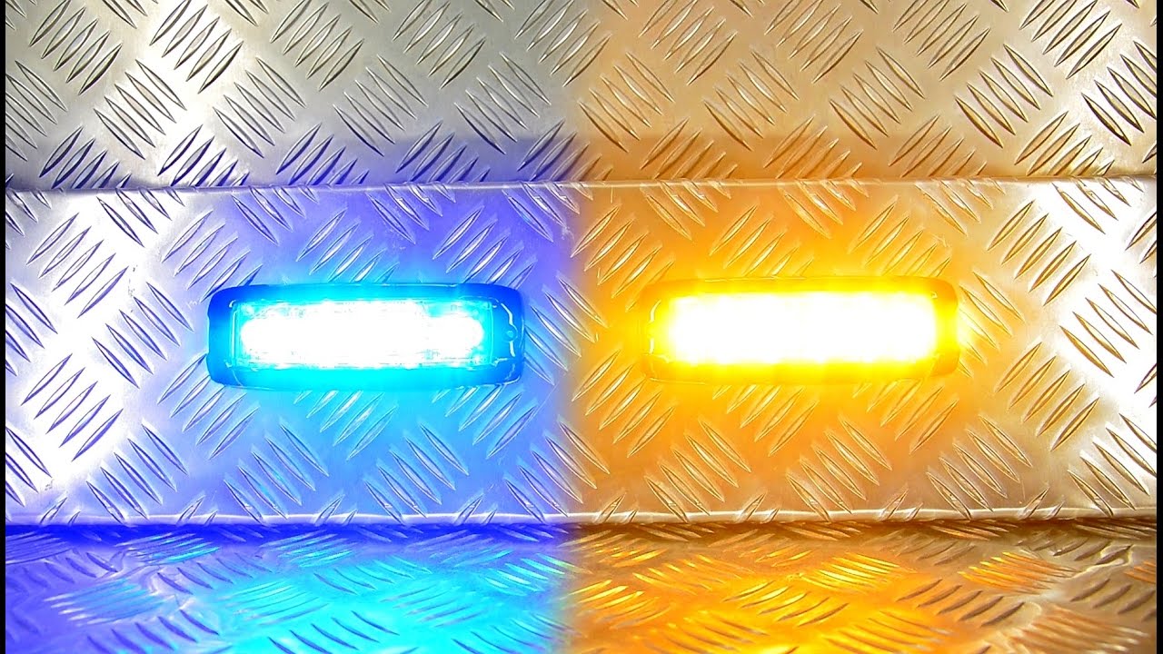 Axixtech Dualcolor LED-Frontblitzer XT12 blau / gelb