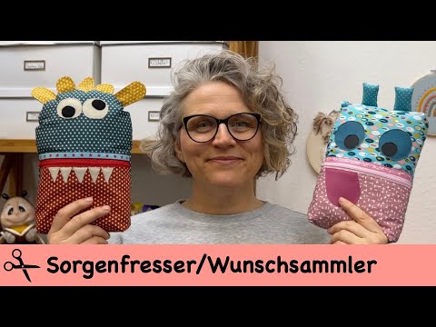 Sorgenfresser/Wunschsammler nähen / kostenlose Vorlage