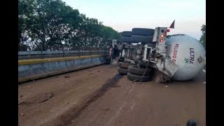 Colapsa accidente la autopista México-Cuernavaca