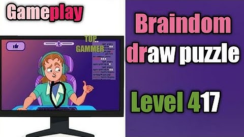 braindom draw puzzle level 417 gameplay walkthrough Solution
