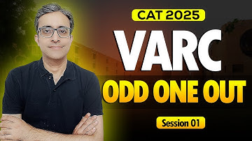 CAT 2025 | Odd One Out - Session 01 | Abhishek Kalra Sir | MBA Pathshala