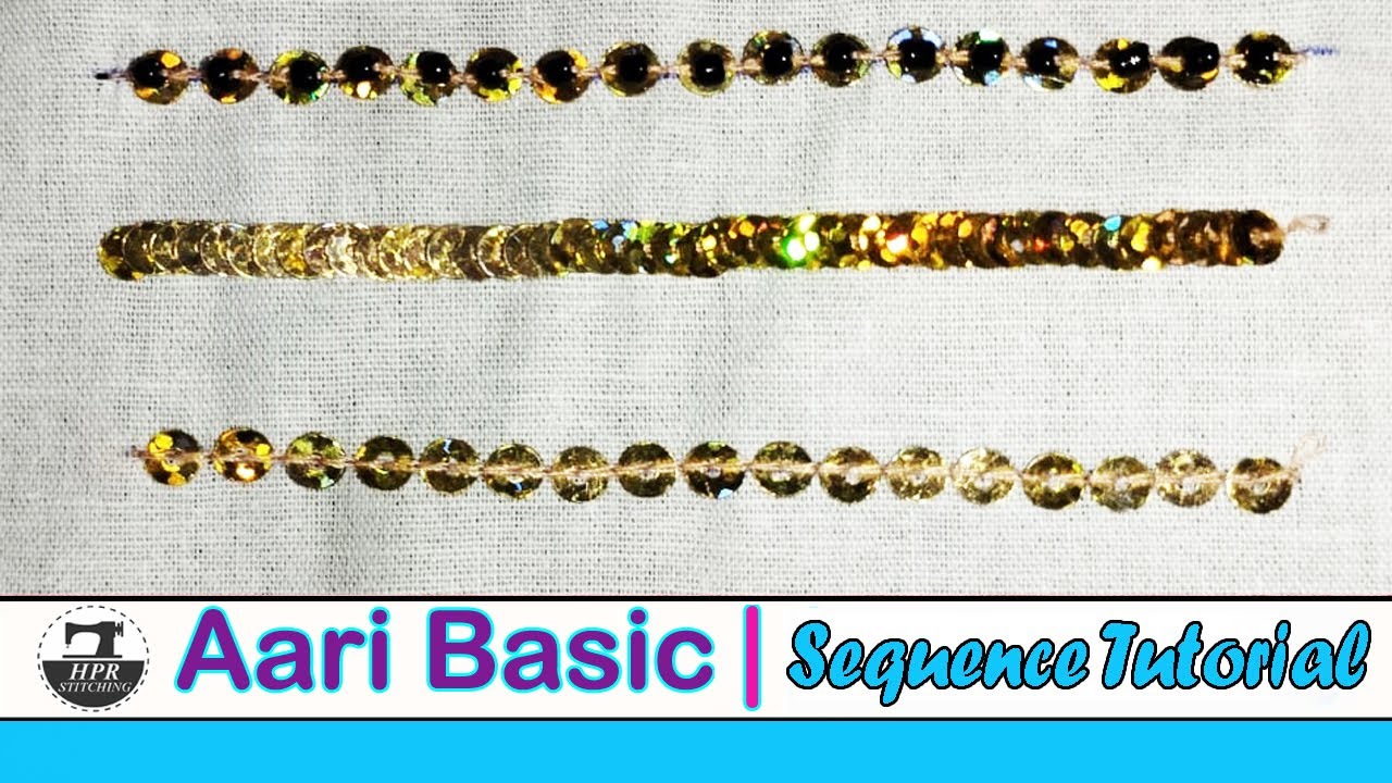 Basic Ari Work Class Aari work basic sequence tutorial | Aari work free online class - YouTube