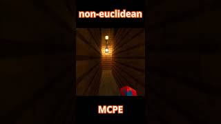 Non-Euclidean MCPE (Minecraft Bedrock) #Shorts