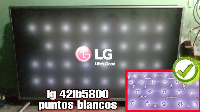 Como reparar pantalla LG 4K con imagen blanca