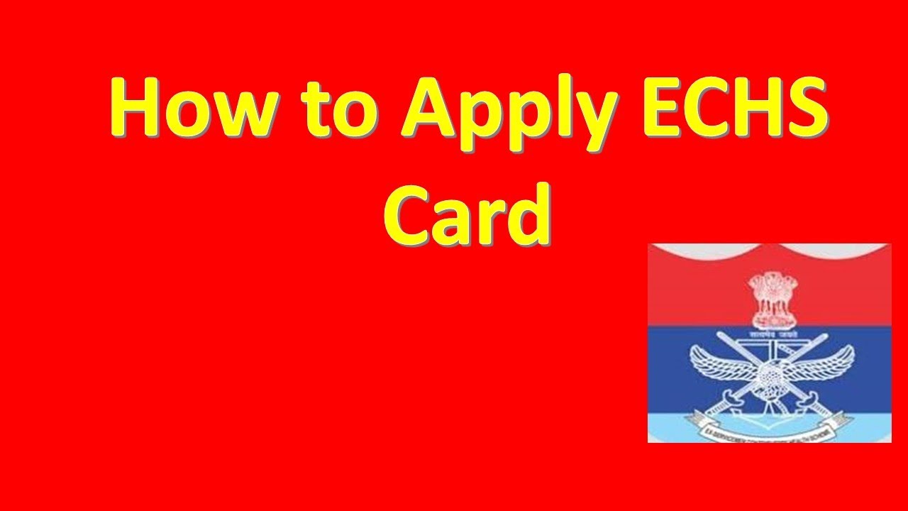How To Apply ECHS Cards Online YouTube How To Apply ECHS Cards Online YouTube