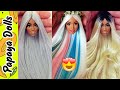 DIY Barbie Hair Transformations | Barbie Doll Hairstyles |Tutorial Silky Slik Repair Hair
