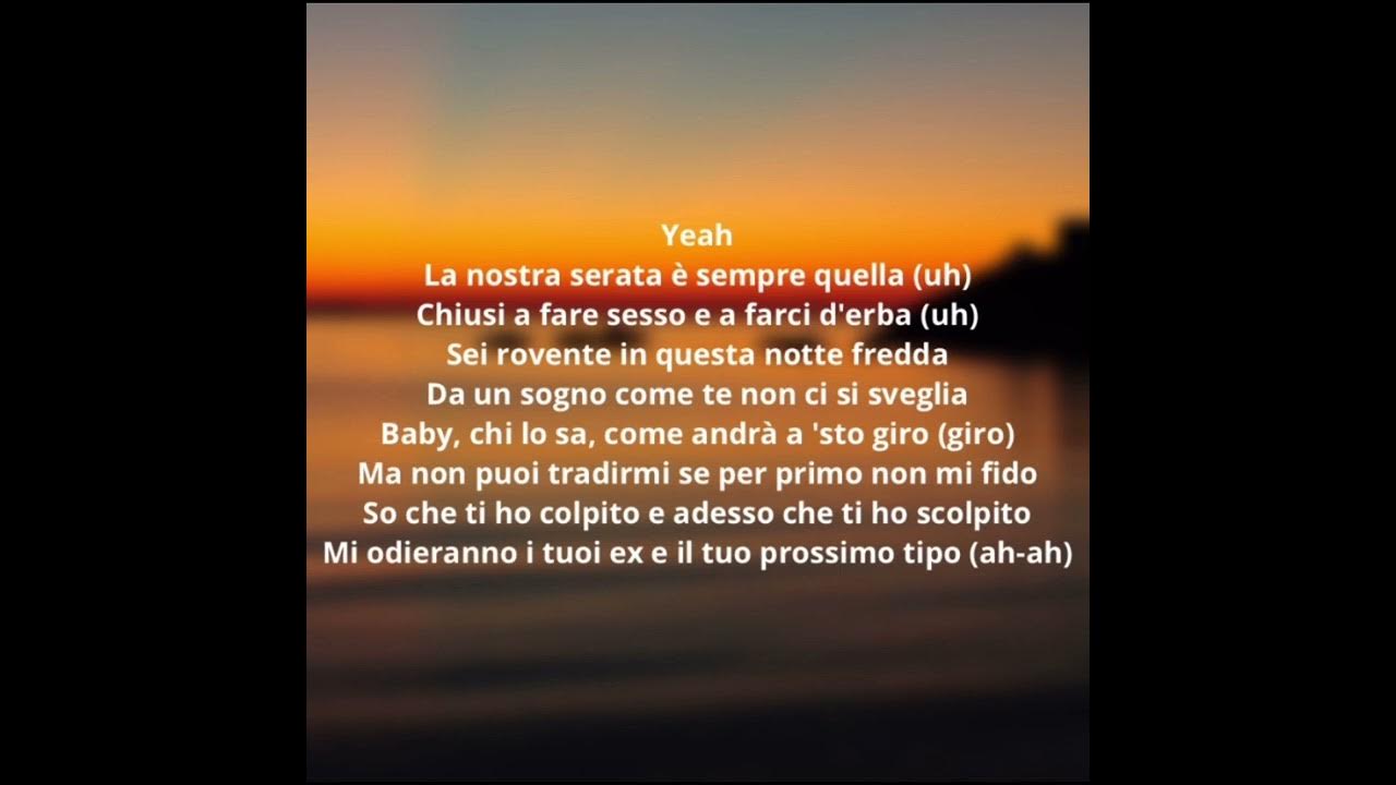 Il Male Che Mi Fai Testo IL MALE CHE MI FAI-TESTO giolier feat.marracash - YouTube