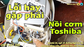Phân tích Sửa bệnh đặc trưng nồi cơm điện tử Toshiba