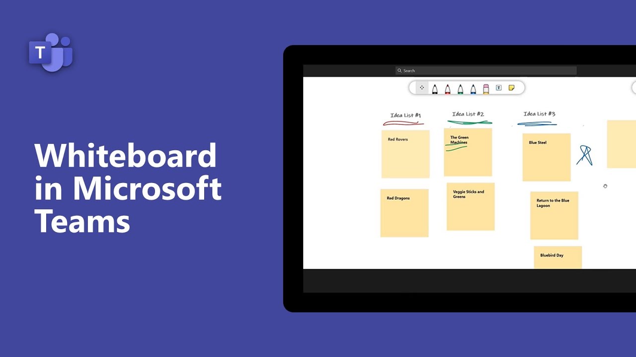 How to use a Whiteboard in a Microsoft Teams Meeting