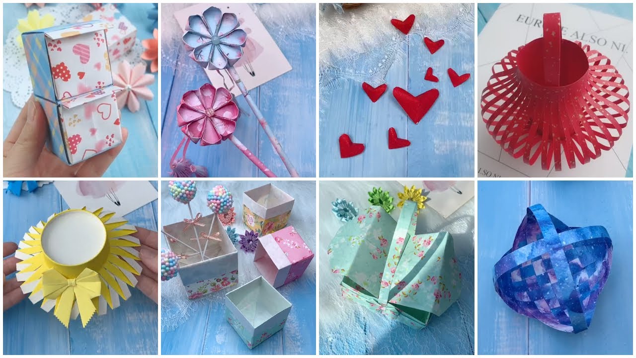 Easy Construction-Paper Crafts | Easy paper craft ideas | Paper DIY ...