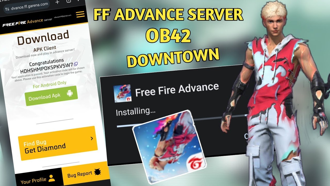 Free Fire OB42 Advance Server APK Download Link