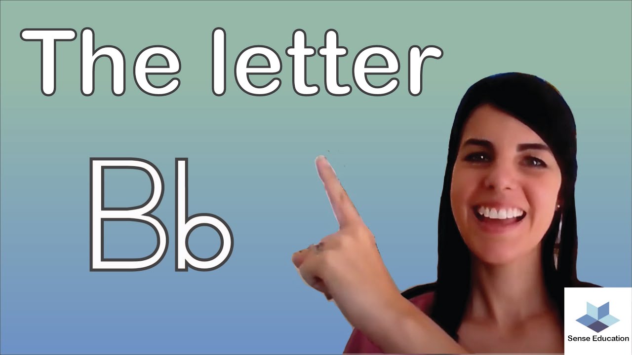 Letter Sense Lesson to learn the B letter || Sense Education - YouTube