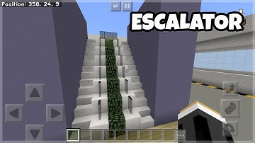 MCPE Tutorials: Working Escalator using Commands