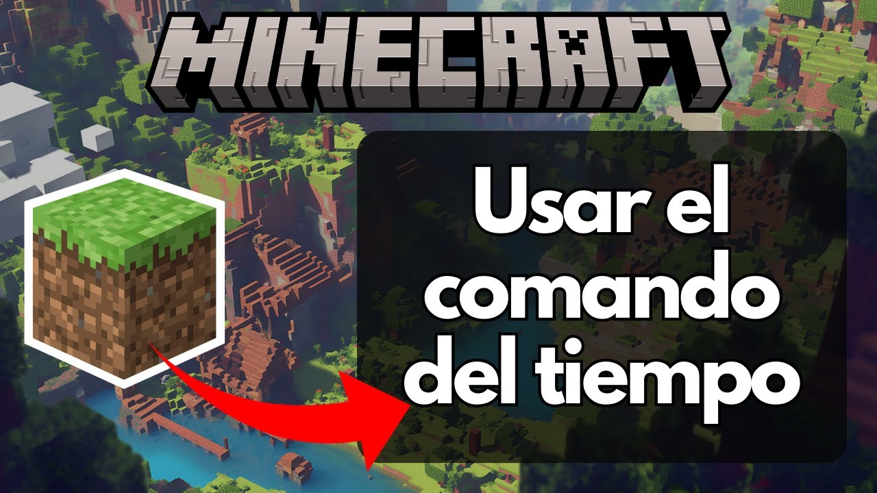 Cómo usar el comando del tiempo weather en Minecraft - Tutorial - YouTube