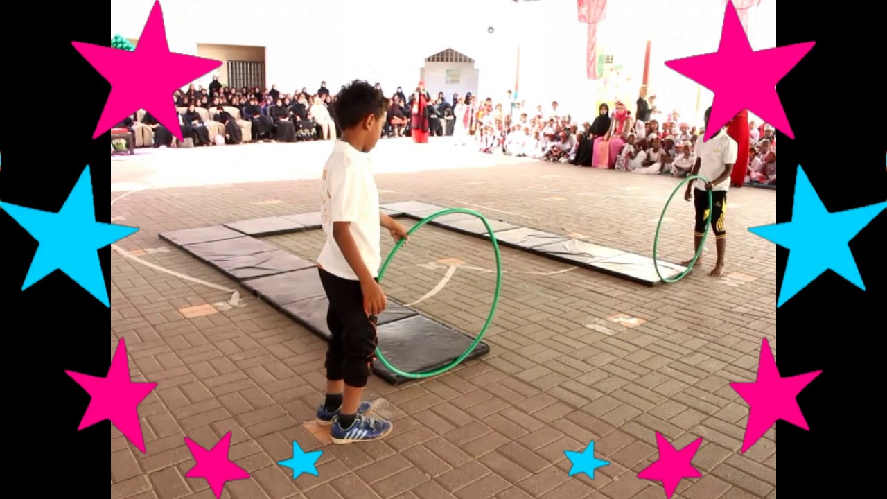 (فقرة الجمباز) من حفل العيد الوطني ال47 لمدرسة الثرمد للتعليم الاساسي