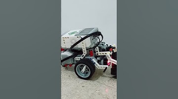 LEGO AI Robot Measure & Pick the Object #ai #robot #mindstorms