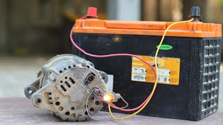 How to connection car alternator in English Subtitles / alternator wiring diagram
