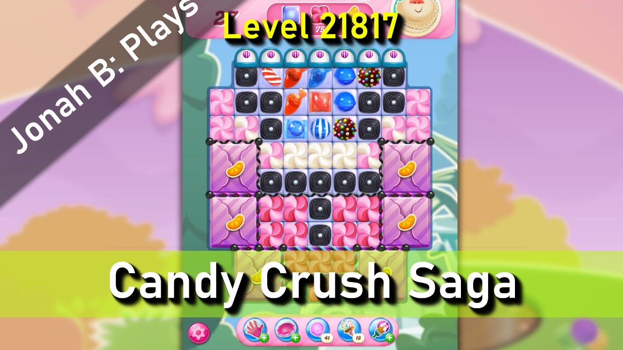 Candy Crush Saga Level 21817 - YouTube