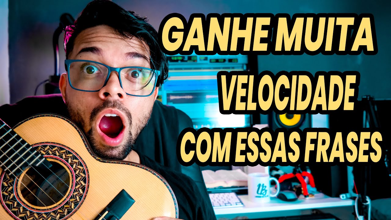 Ganhe muita velocidade com essas frases ( aula de cavaquinho )