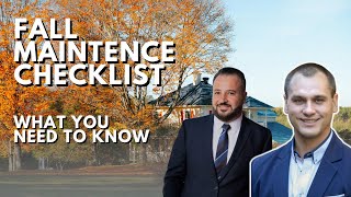 The Fall Maintenance Checklist