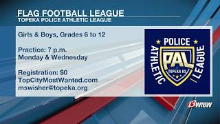 Topeka police athletic league launches flag football league