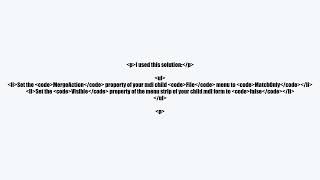 Merging menustrip items from MDI child into parent&amp;#39;s menu