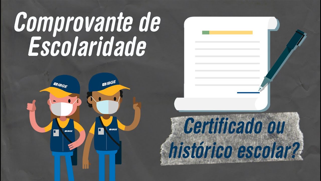 IBGE 2022 | Como conseguir o Comprovante de Escolaridade? - YouTube