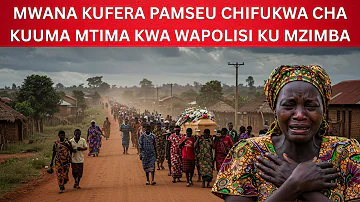 MWANA KUFERA PAMSEU CHIFUKWA CHA KUUMA MTIMA KWA WAPOLISI KU MZIMBA MWANA KUFERA PAMSEU CHIFUKWA CHA KUUMA MTIMA KWA WAPOLISI KU MZIMBA