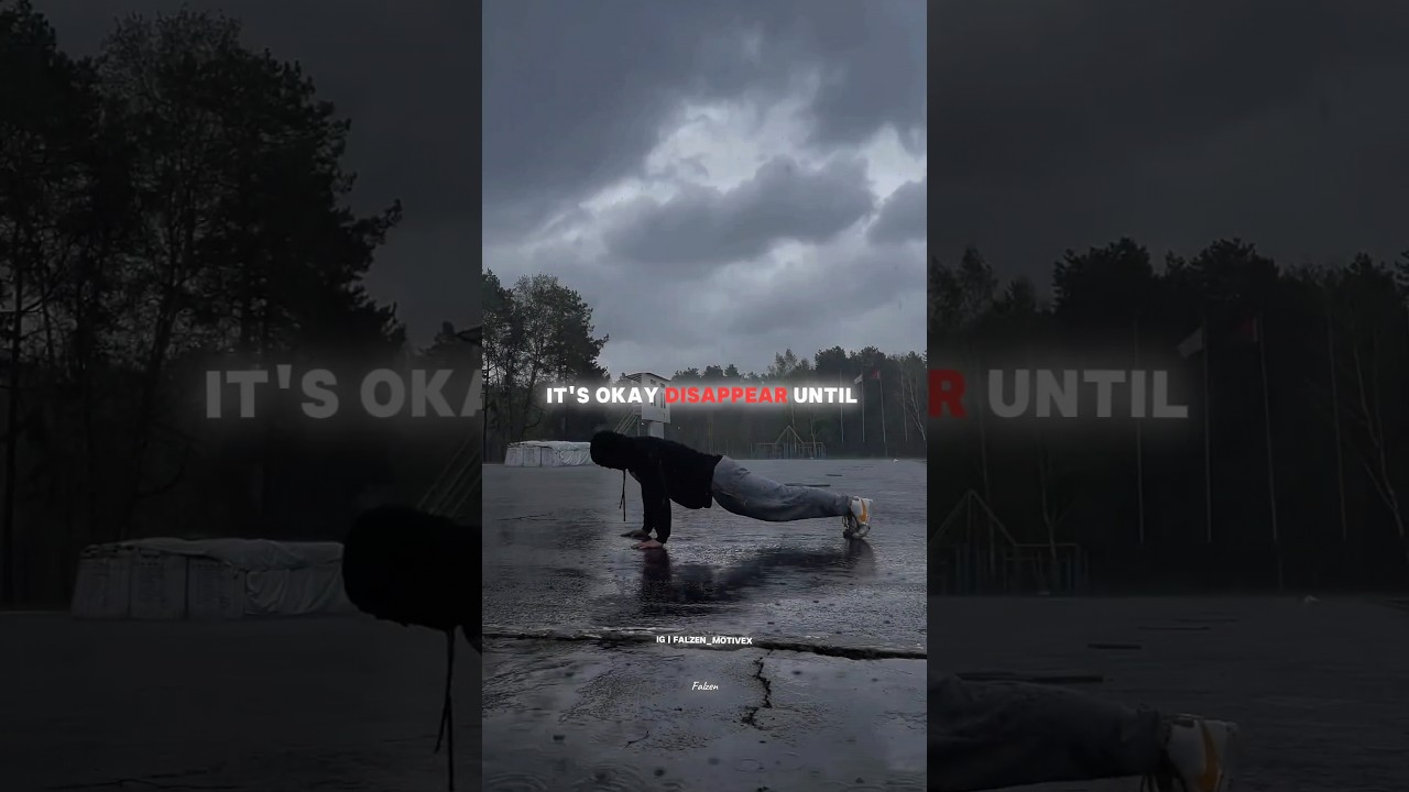 Disappear Until You Find Yourself Again 💀 