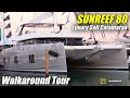 2020 Sunreef 80 Luxury Sail Catamaran - Walkaround Tour - 2020 Miami Boat Show