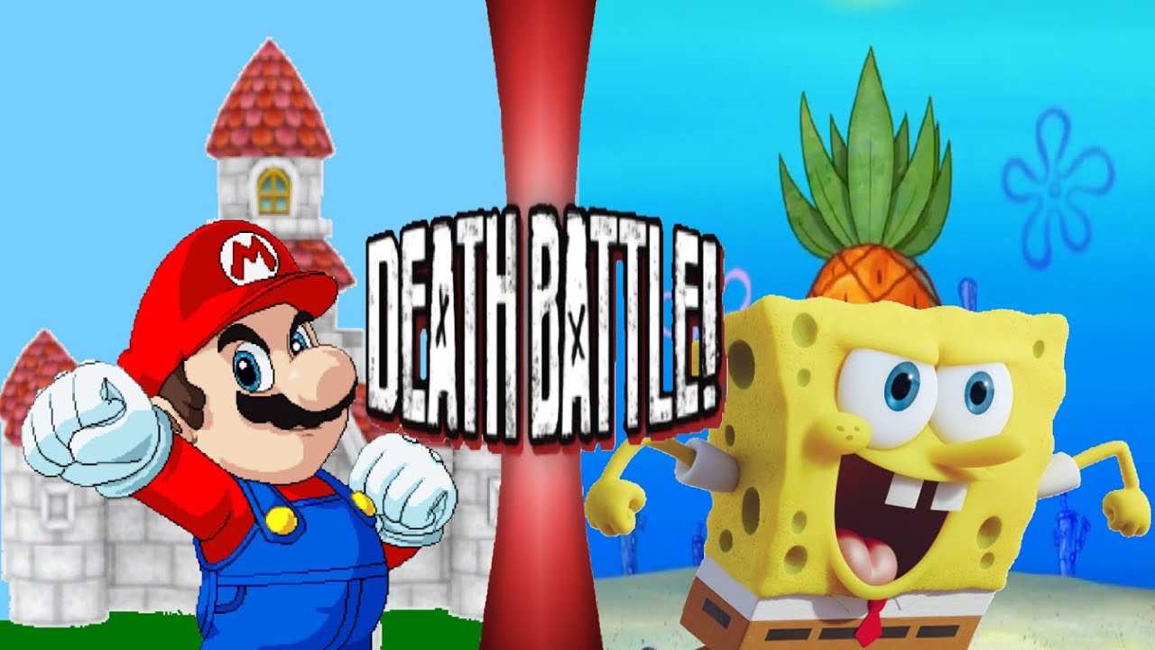death battle trailer mario vs spongebob (nintendo vs nickelodeon) - YouTube