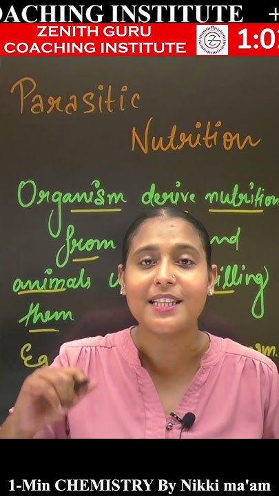 1 Min Science 009 Class 7 Parasitic Nutrition By Nikki Ma am 1-min-science-009-class-7-parasitic-nutrition-by-nikki-ma-am