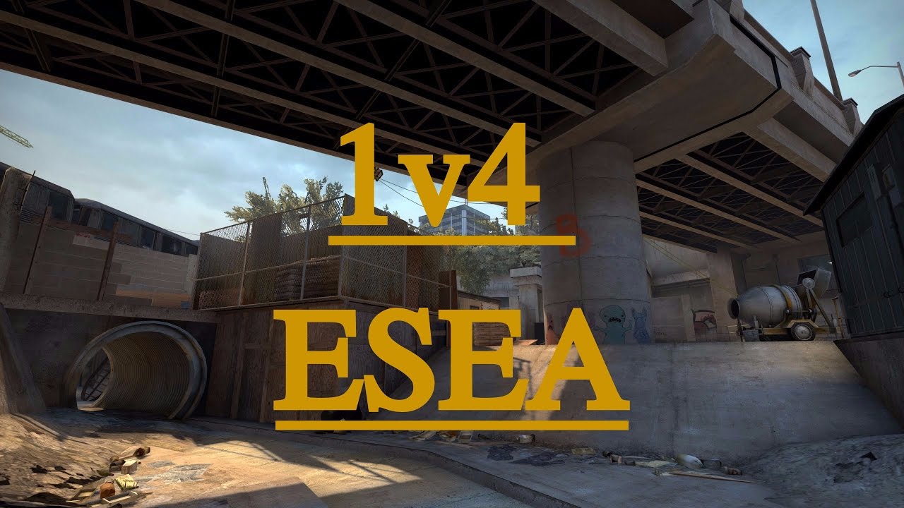 1v4 Pistol on ESEA CS:GO + REACTION! - YouTube