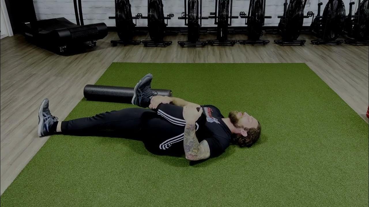 Supine Knee tuck stretch YouTube
