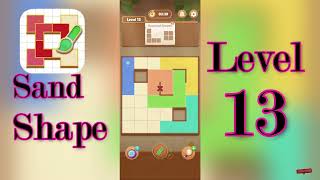 Sand Shape Level 13 Walkthrough 🔶 | Geometric Logic Puzzle Solution | MiniBoss