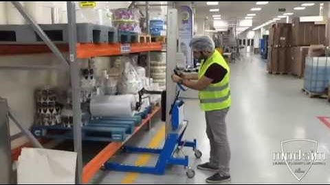 Modsim Inc. | Pronomic : Chemistry Industry - Mobil Roll Handling with Lift&Drive